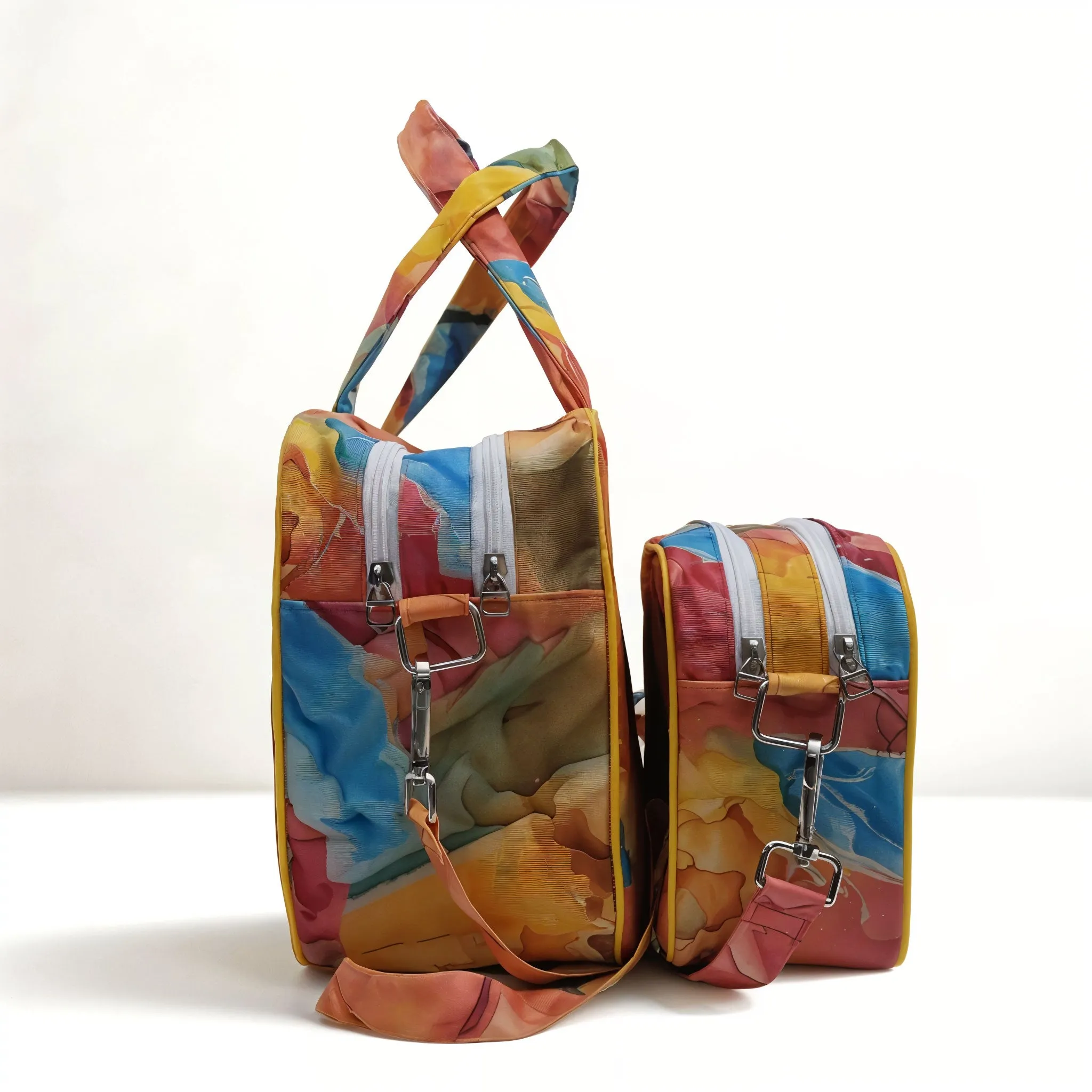 COLOR CRUSH PRINT TRAVEL BAG