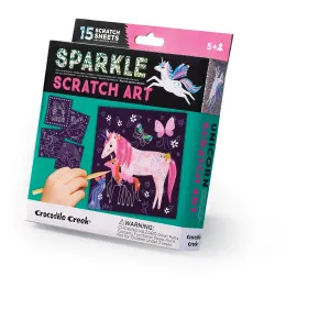 Crocodile Creek Sparkle Scratch Art Unicorn