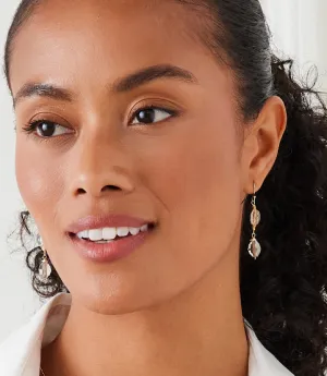 Crystal Quartz Dangle Earrings