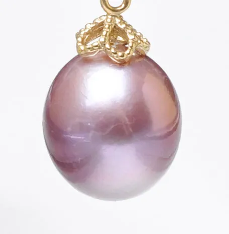 Drop Pink Pearl Pendant