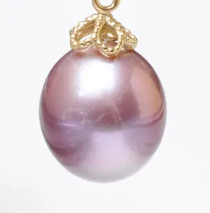 Drop Pink Pearl Pendant