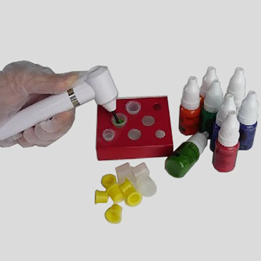 Electric Tattoo Ink Mixer Pigment Agitator   5 Mixer Sticks Tattoo Machine Set Microblading Body Art Tattoo Accessories