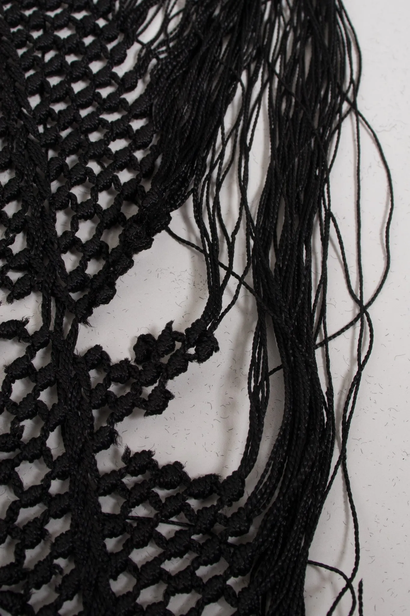 Embroidered Floral Piano Shawl