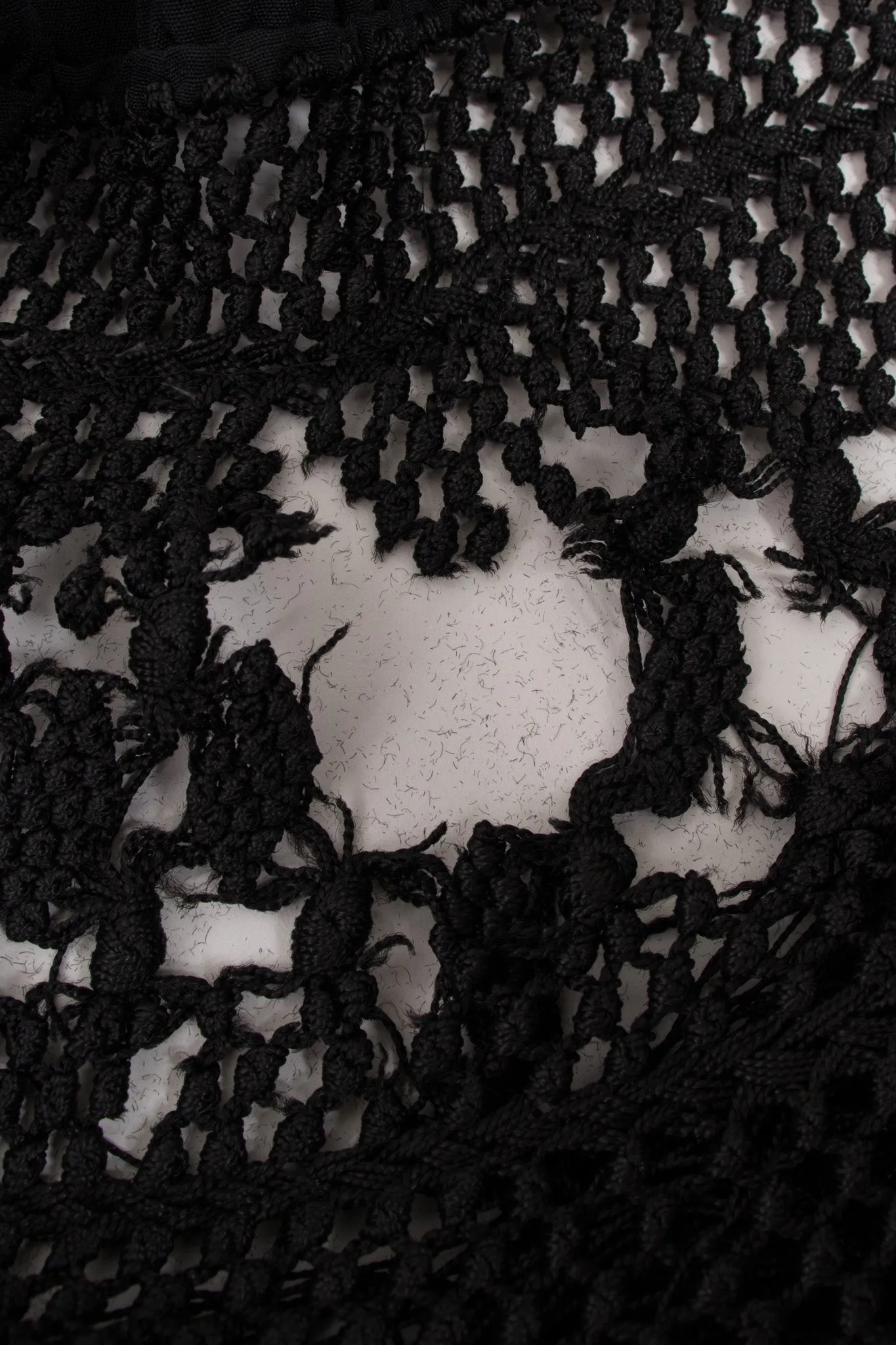 Embroidered Floral Piano Shawl