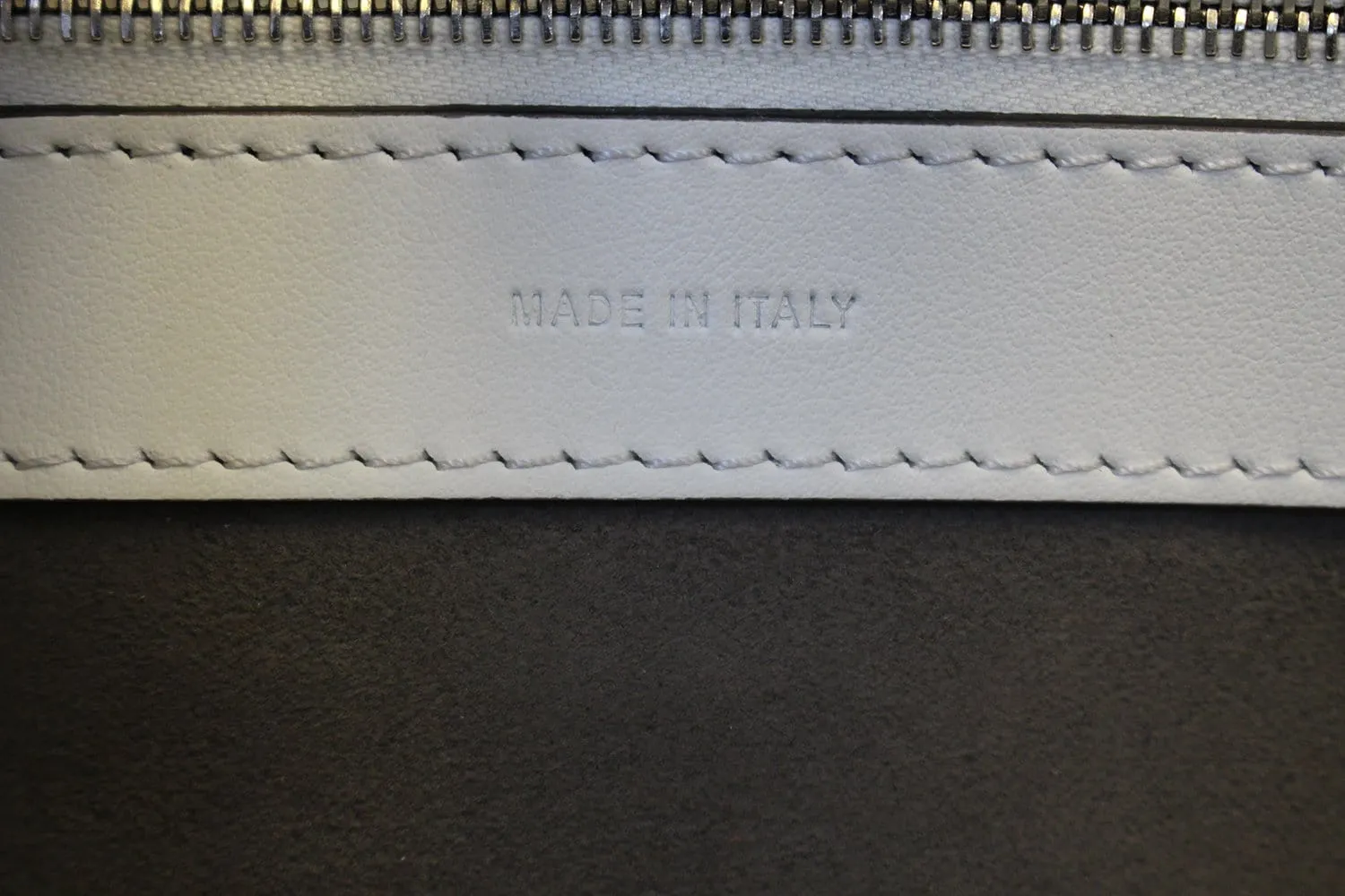 FENDI White Leather Runway Tote Bag - Sale