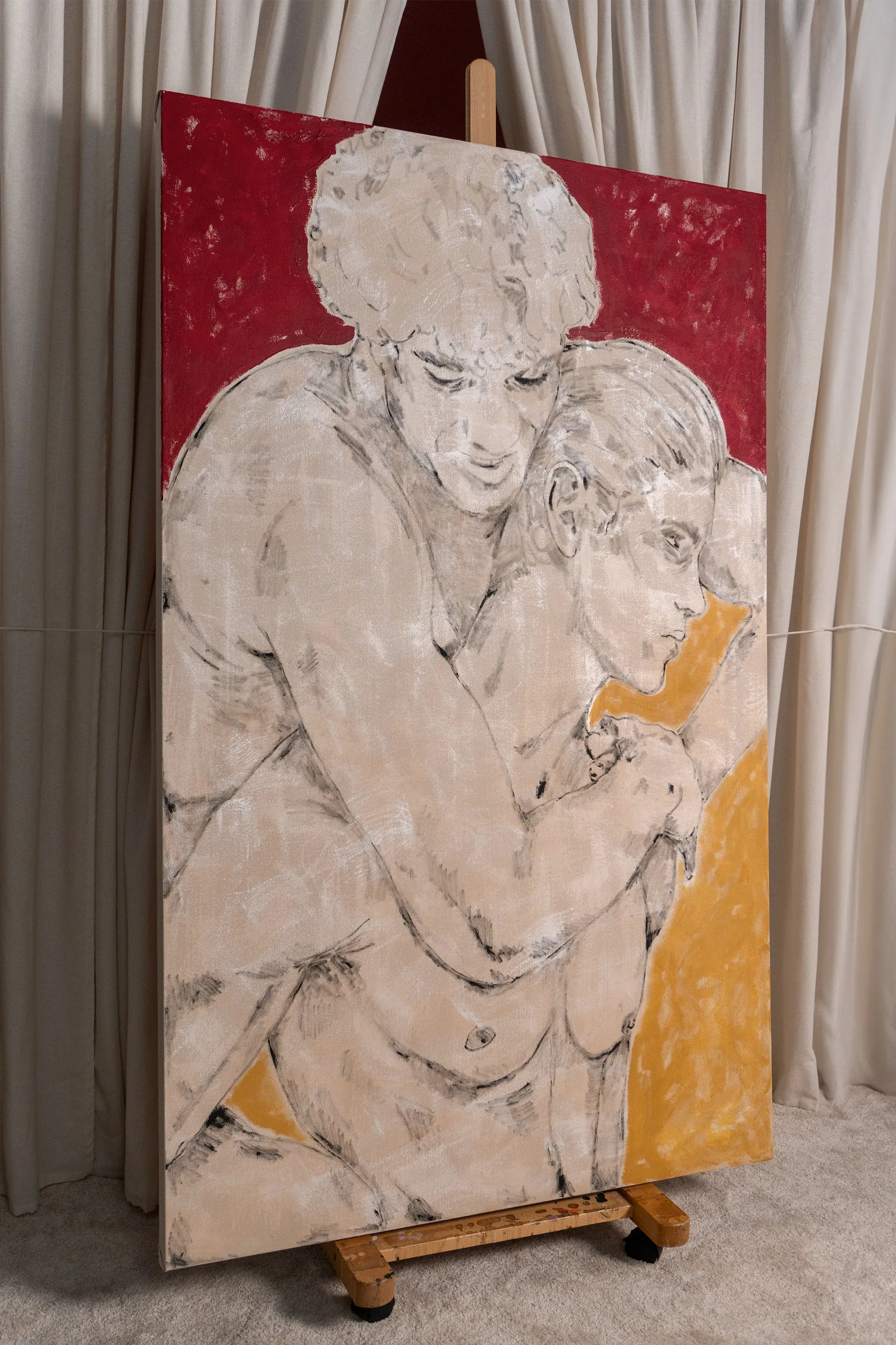 'First Love / First Heartbreak', 42"x 68"