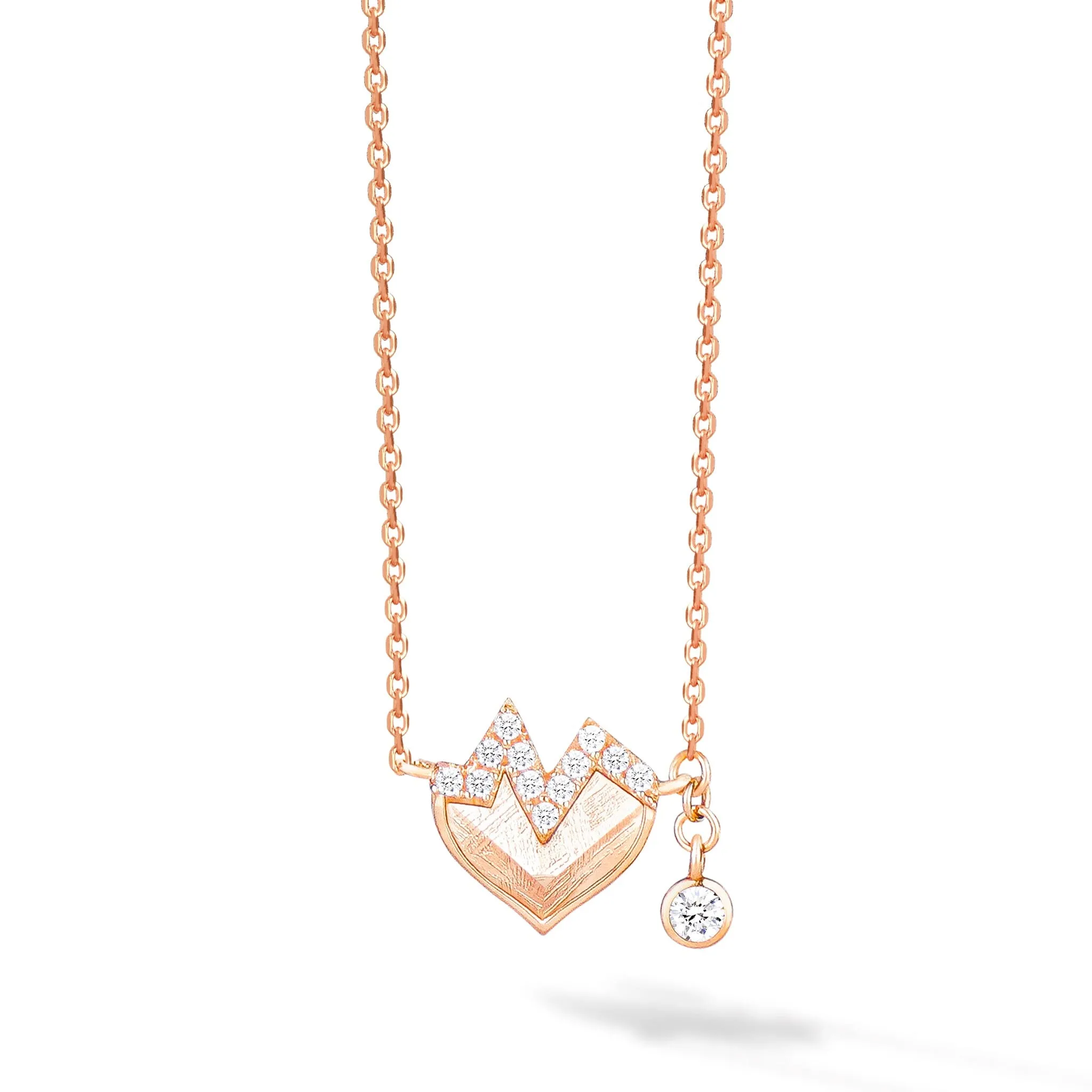 Flipped Meteorite Necklace