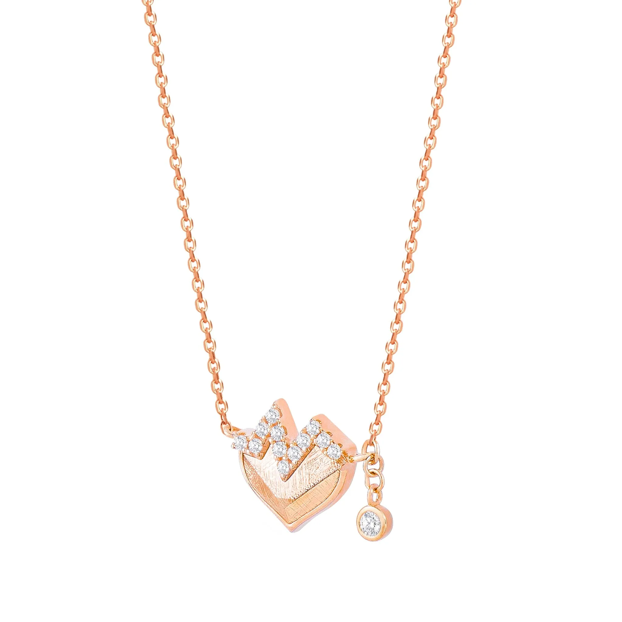 Flipped Meteorite Necklace