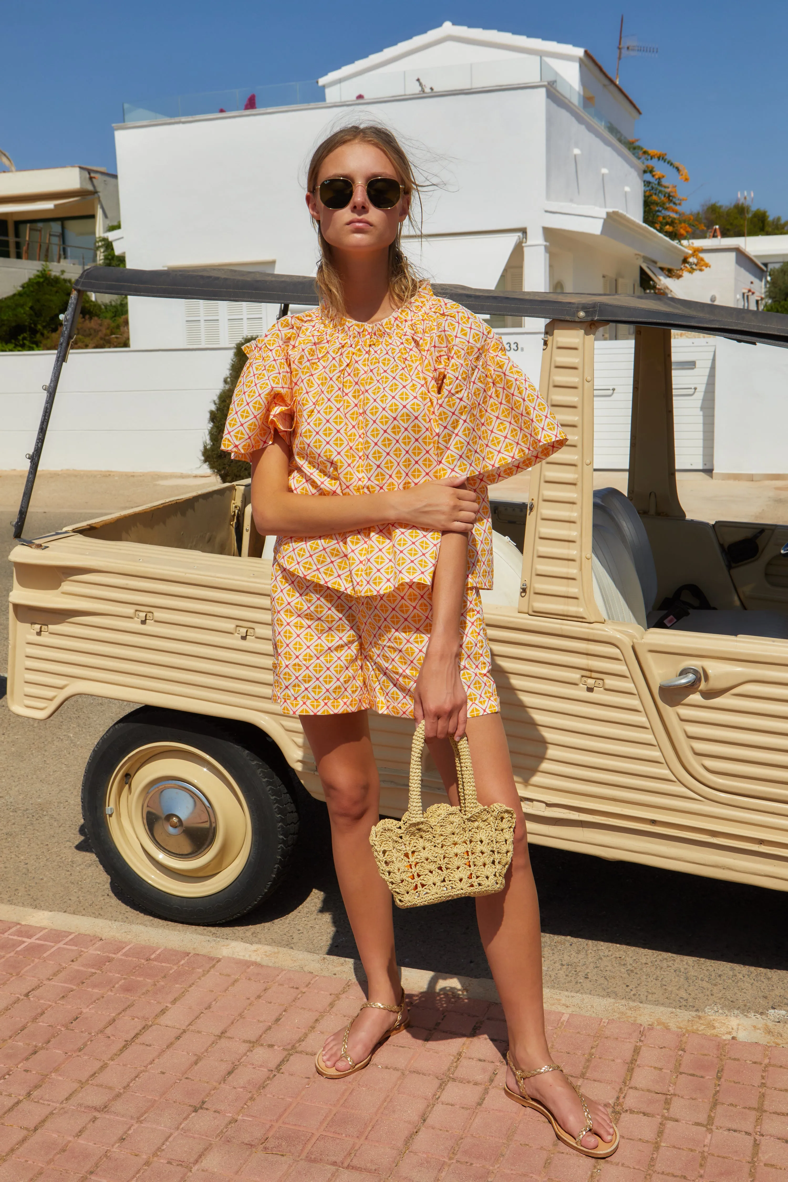 Formentera Short Orange