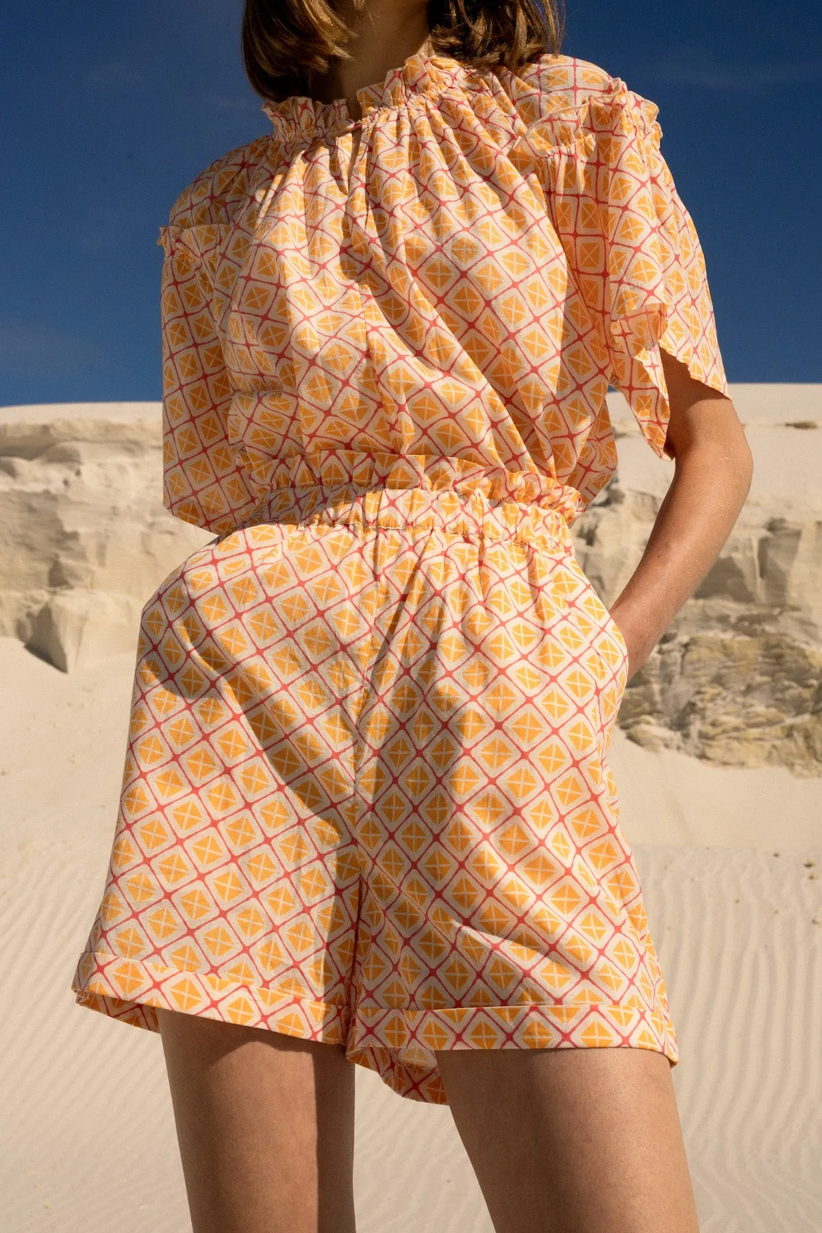 Formentera Short Orange