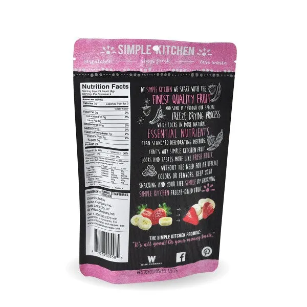 Freeze-Dried Strawberries & Bananas - 6 Pack