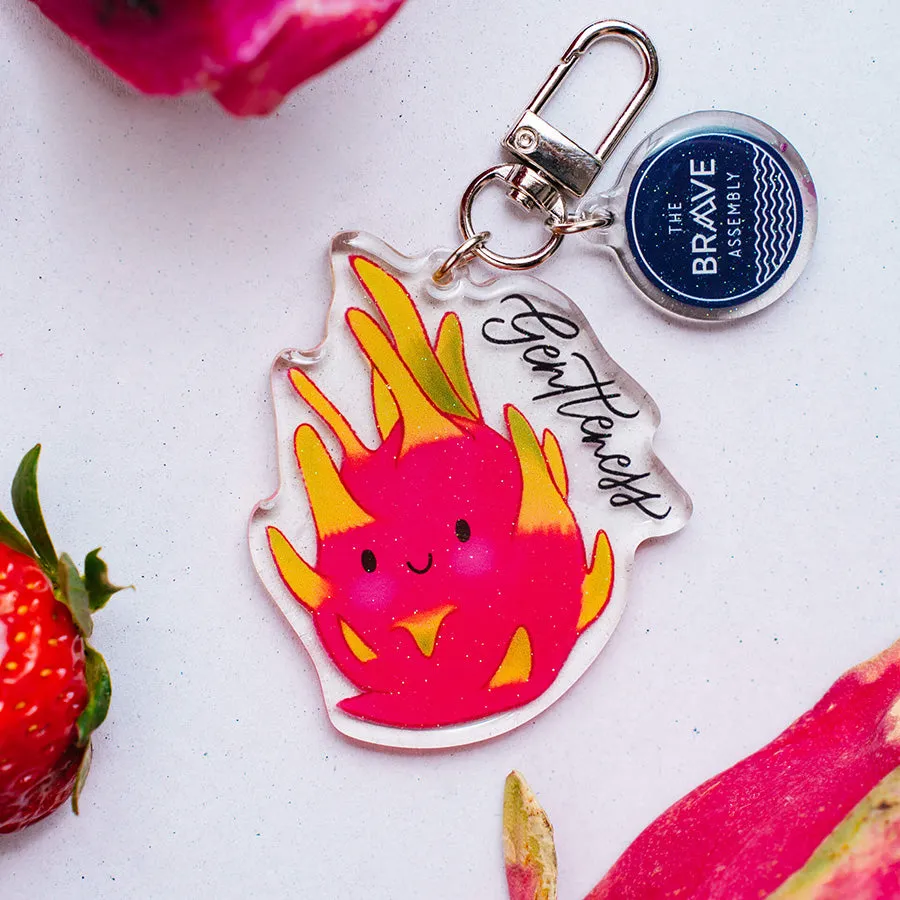 Gentleness {Dragonfruit} v2 | Acrylic Keychain