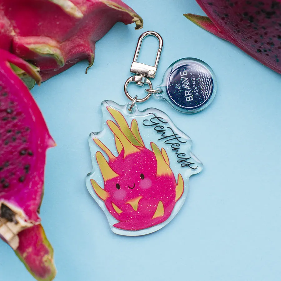 Gentleness {Dragonfruit} v2 | Acrylic Keychain