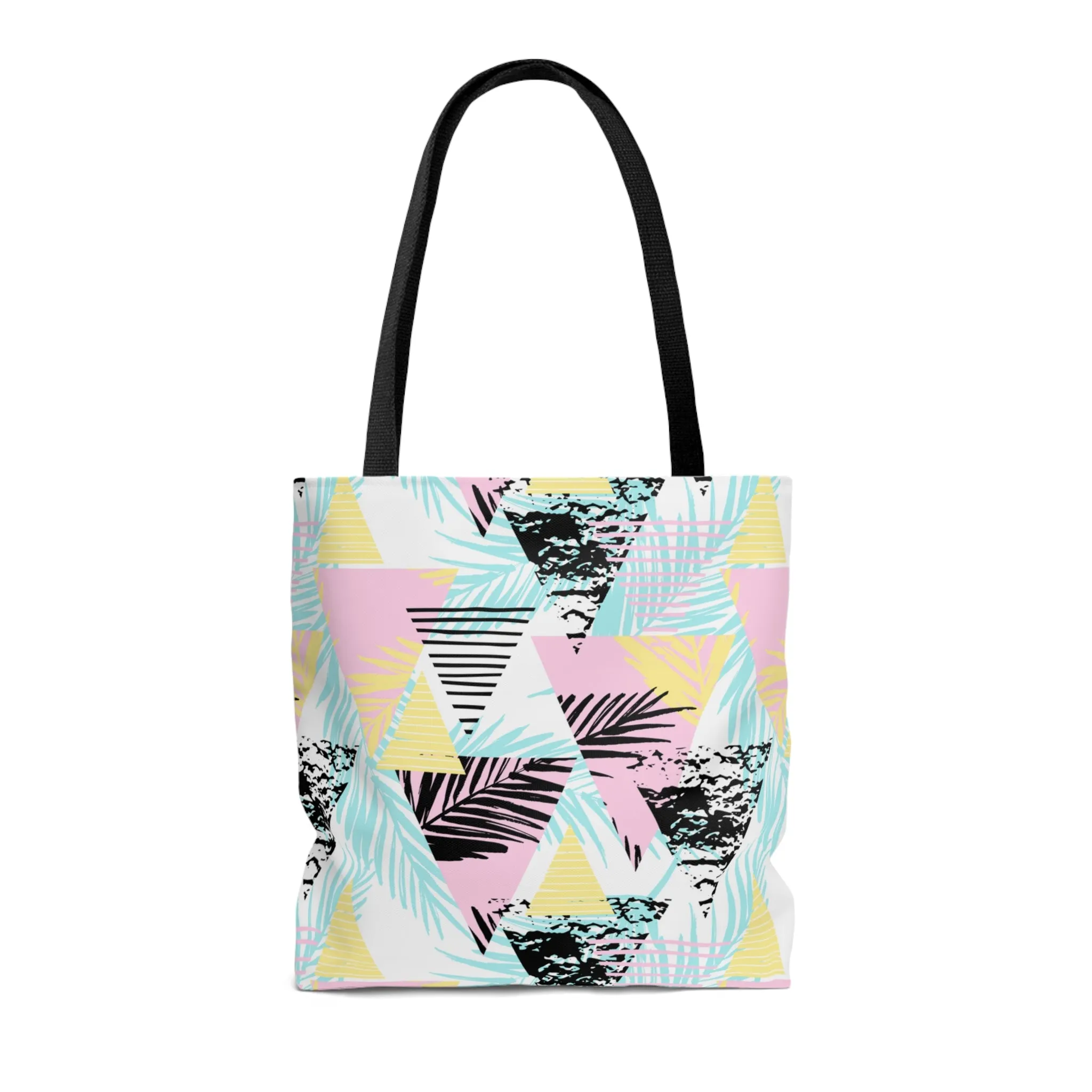 Geometric Palm Tote Bag