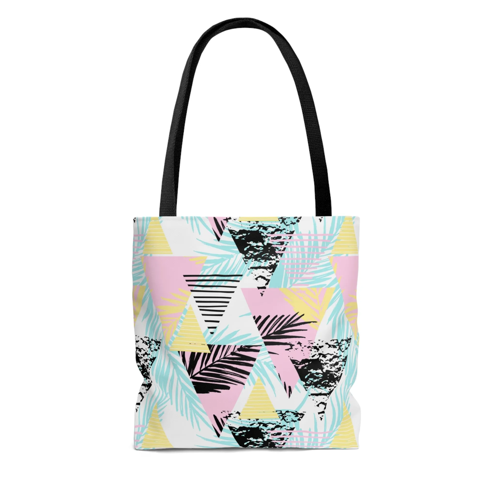 Geometric Palm Tote Bag