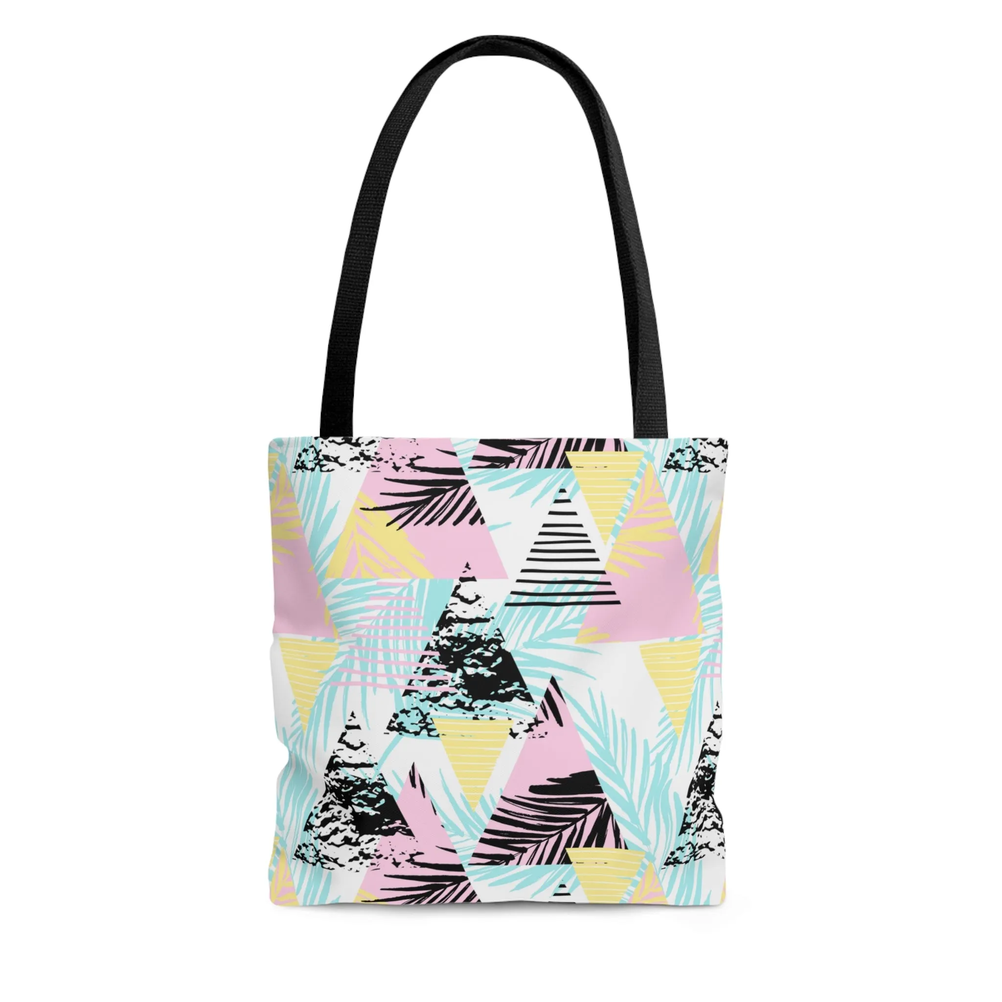 Geometric Palm Tote Bag