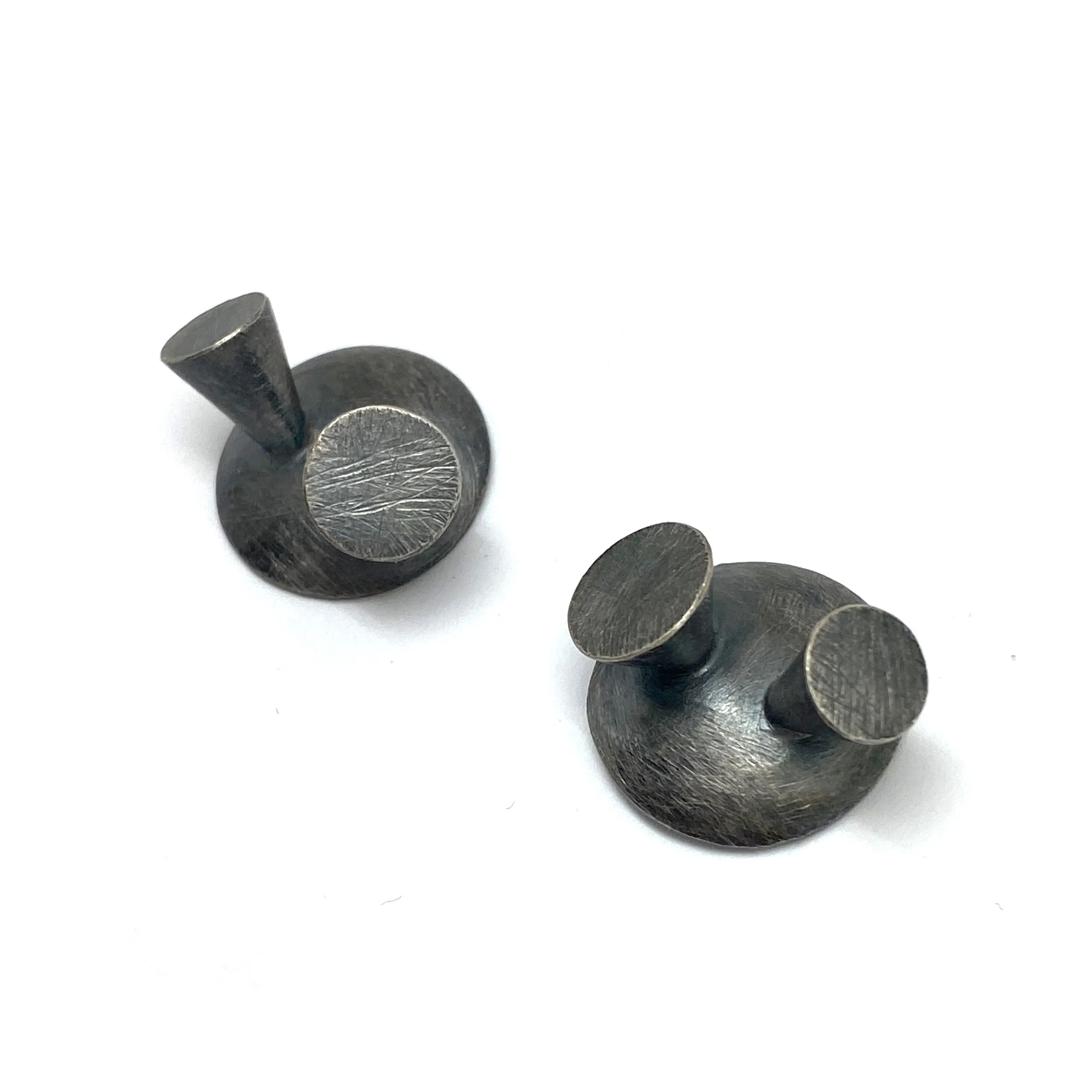 Geometric Silver Studs