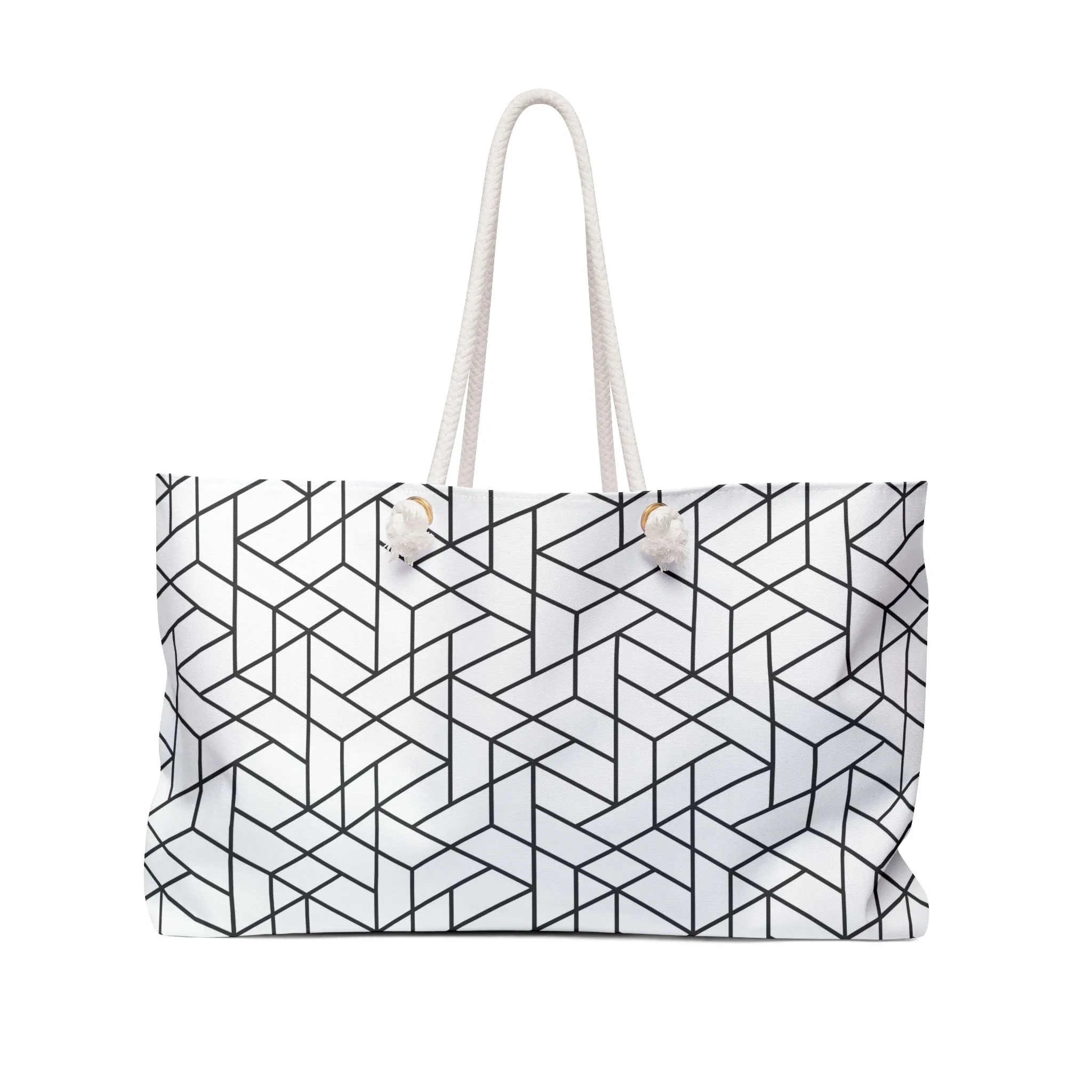 Geometric Weekender Bag