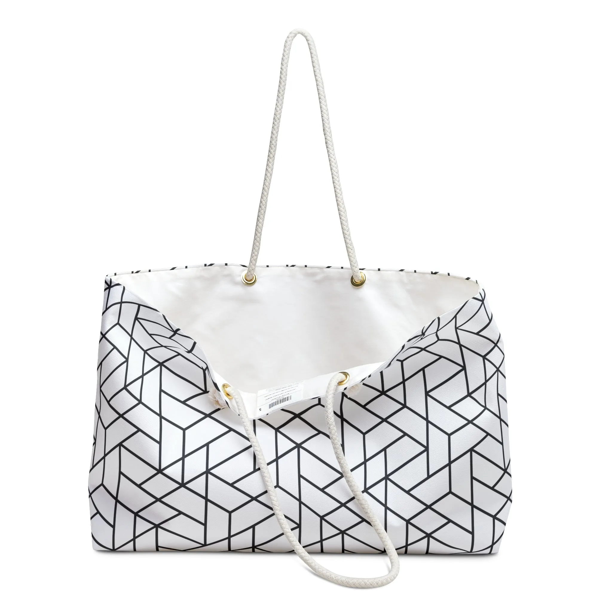 Geometric Weekender Bag