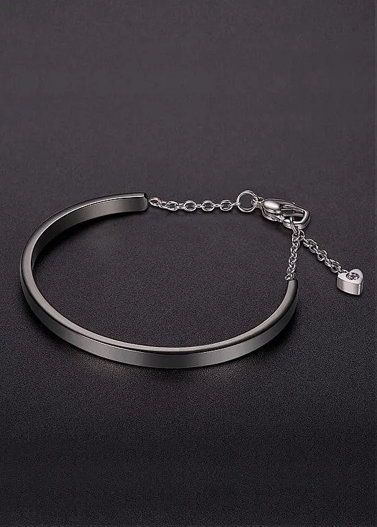 Golden Titanium Steel Arch Bracelet