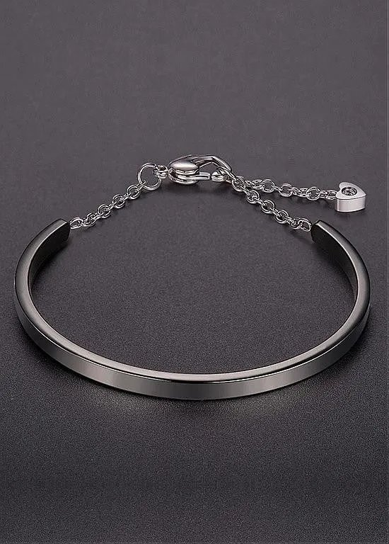Golden Titanium Steel Arch Bracelet