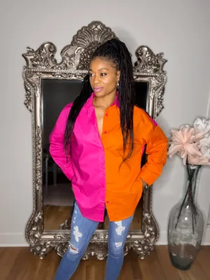 GSM Color Block Shirt