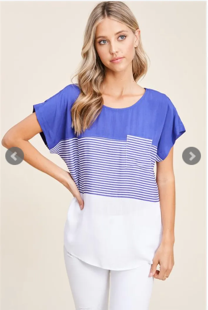 In This Together Color Block Top