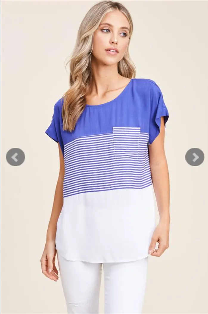 In This Together Color Block Top