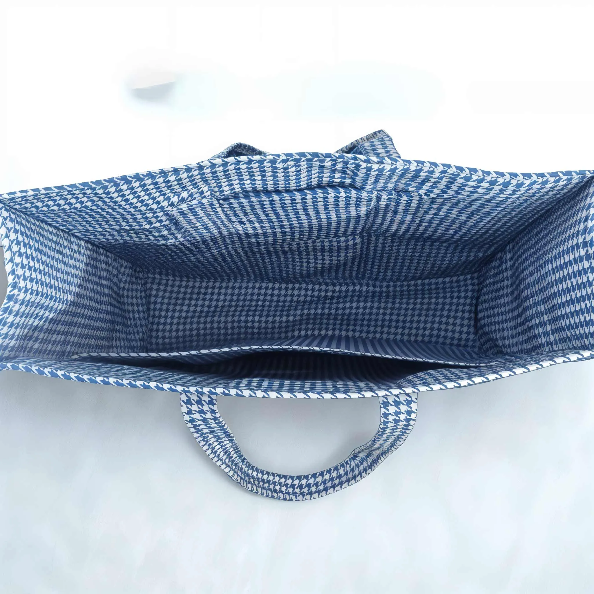 INDIGO MOSAIC PRINT Everyday Tote
