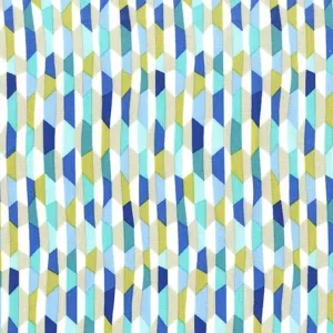 Into the Deep Fractured Waves in Lagoon by Patty Sloniger for Micheal Miller Fabrics