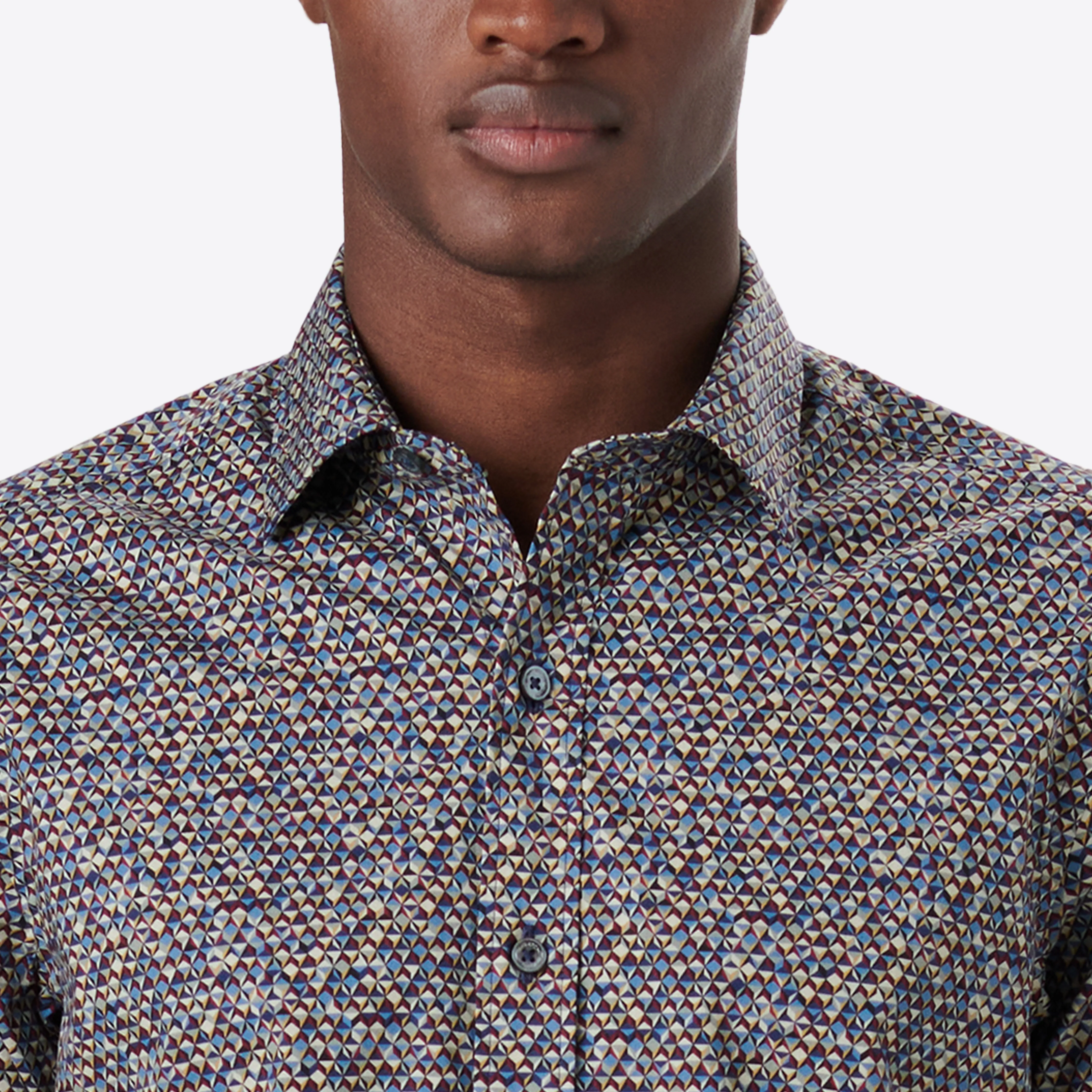 JULIAN Geometric Print Shirt