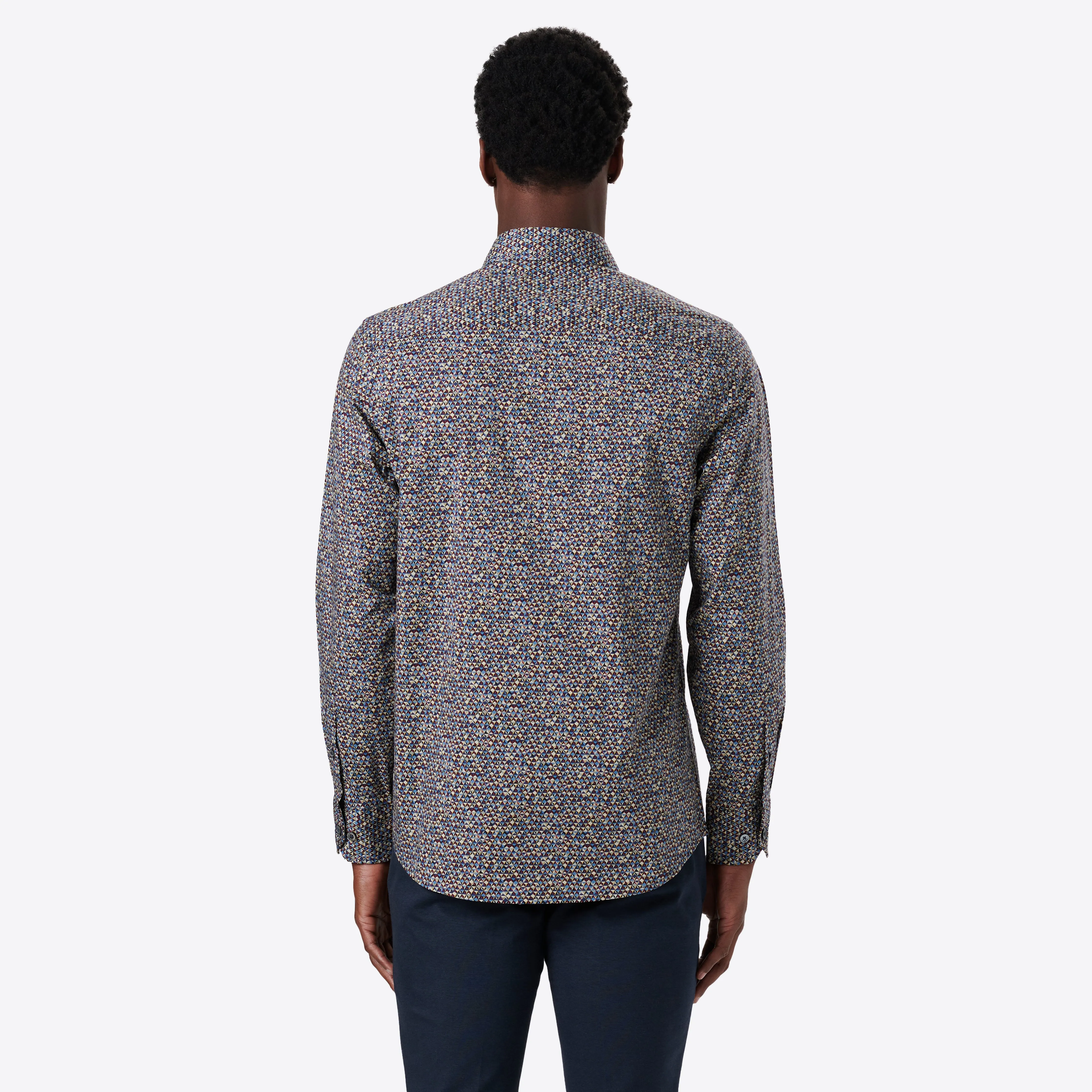 JULIAN Geometric Print Shirt