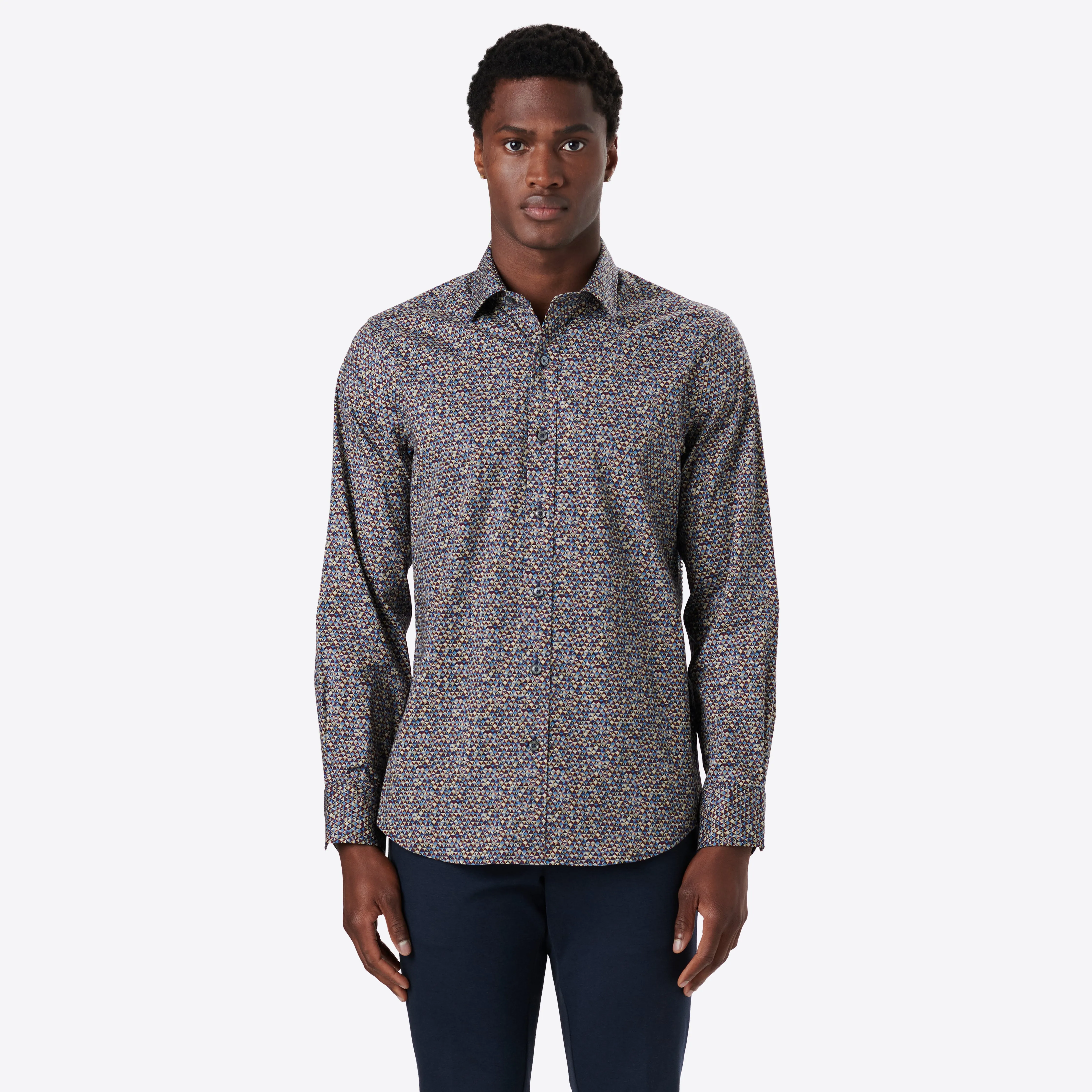 JULIAN Geometric Print Shirt