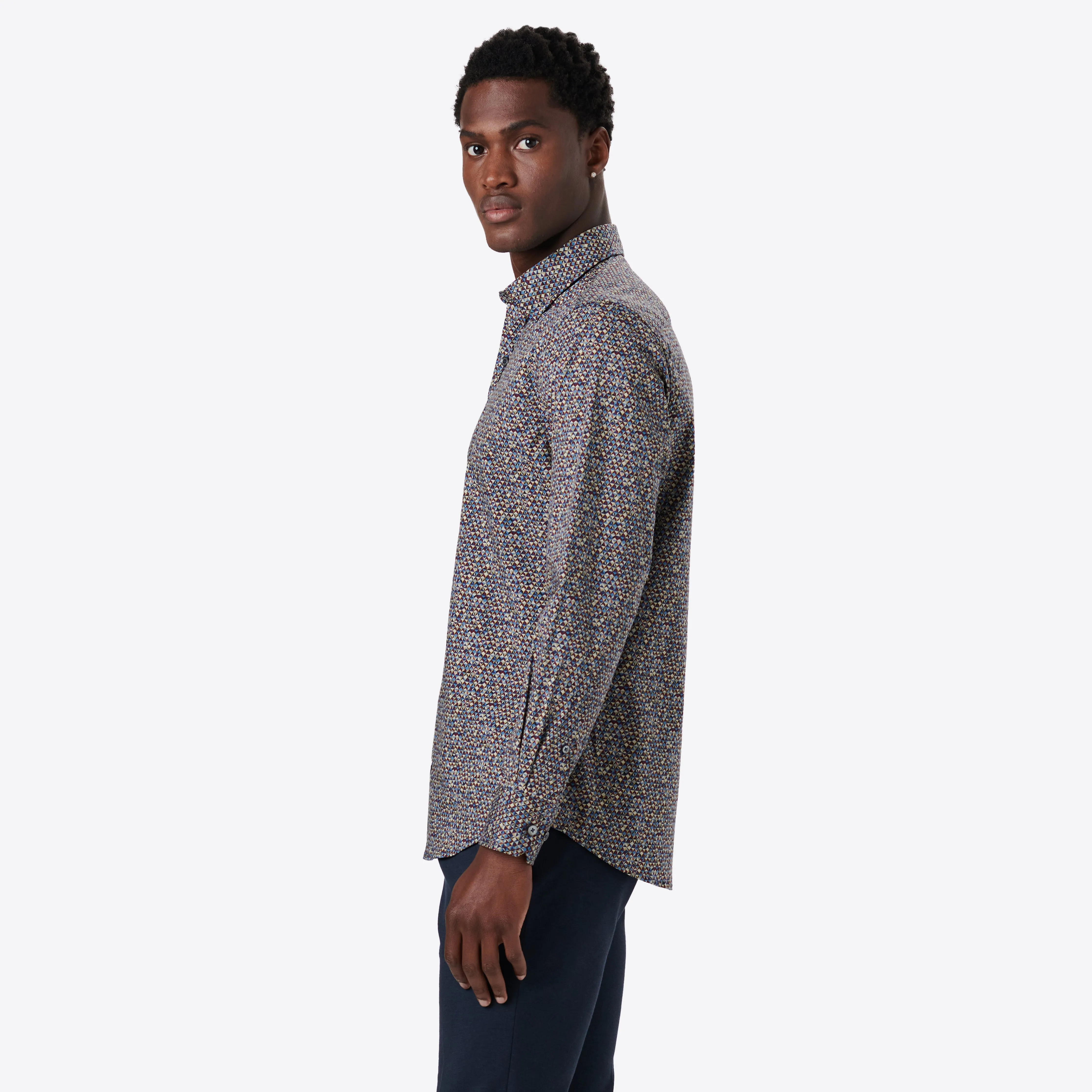 JULIAN Geometric Print Shirt