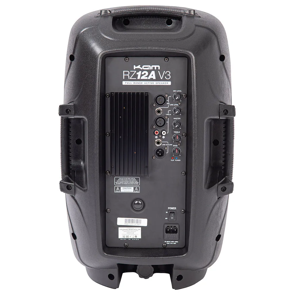 KAM RZ12A V3 Active PA Speaker