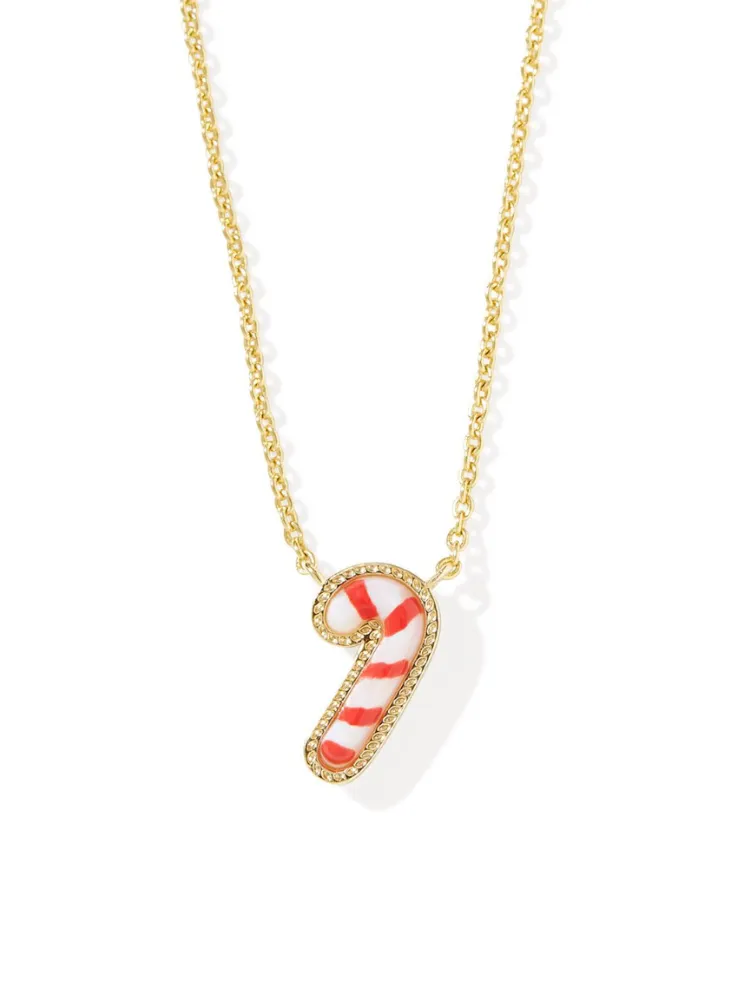 Kendra Scott Candy Cane Necklace - Gold & Ivory MOP