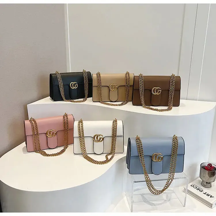 Ladies' Bag Simple and Luxurious, High-quality and Fashionable Versatile Small Square Bag Single Shoulder Crossbody Bag