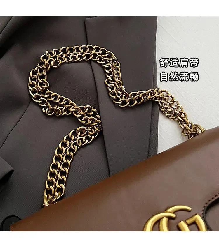 Ladies' Bag Simple and Luxurious, High-quality and Fashionable Versatile Small Square Bag Single Shoulder Crossbody Bag