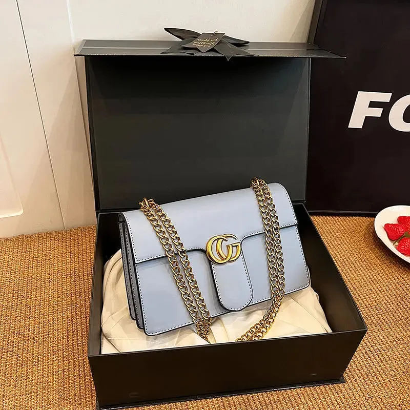 Ladies' Bag Simple and Luxurious, High-quality and Fashionable Versatile Small Square Bag Single Shoulder Crossbody Bag