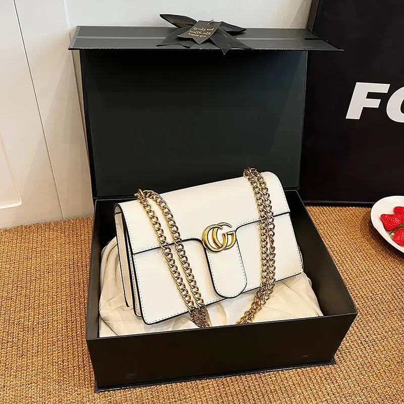 Ladies' Bag Simple and Luxurious, High-quality and Fashionable Versatile Small Square Bag Single Shoulder Crossbody Bag