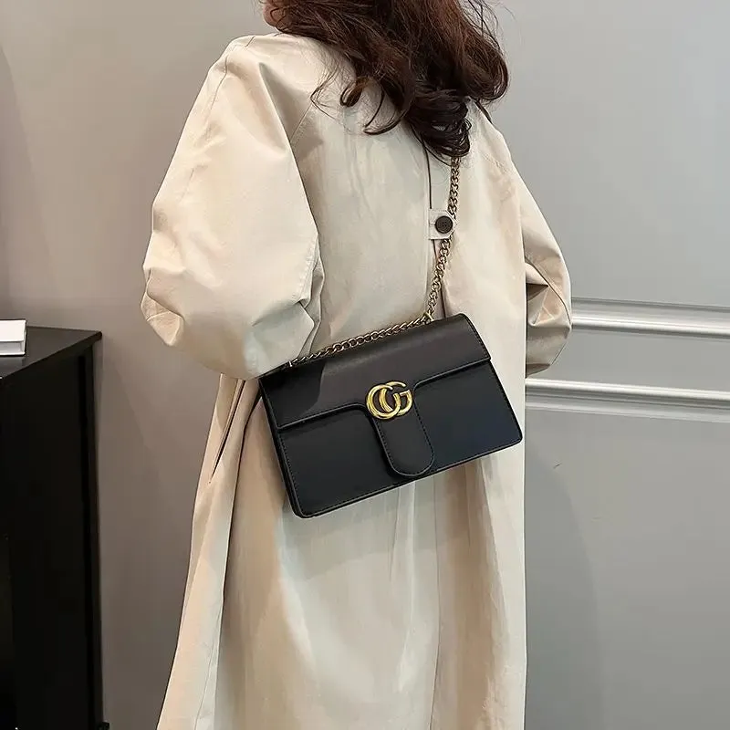 Ladies' Bag Simple and Luxurious, High-quality and Fashionable Versatile Small Square Bag Single Shoulder Crossbody Bag