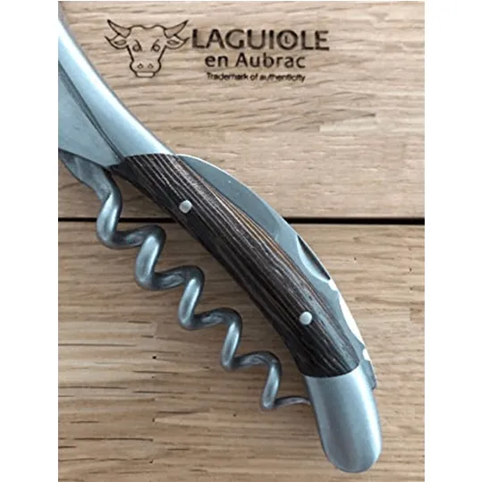Laguiole en Aubrac Sommelier Waiter's Corkscrew with Wenge Wood Handle
