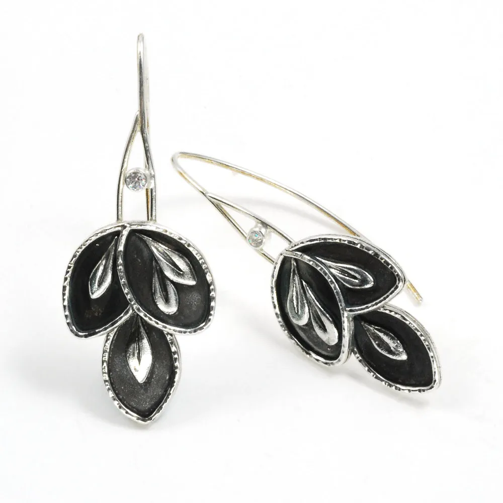 Leaflet Sparkle Hoops