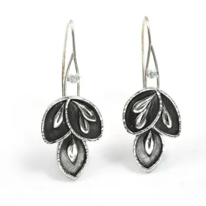 Leaflet Sparkle Hoops