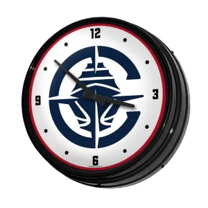 Los Angeles Clippers: Retro Lighted Wall Clock