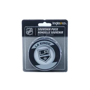 Los Angeles Kings Inglasco NHL Retro Logo Hockey Puck