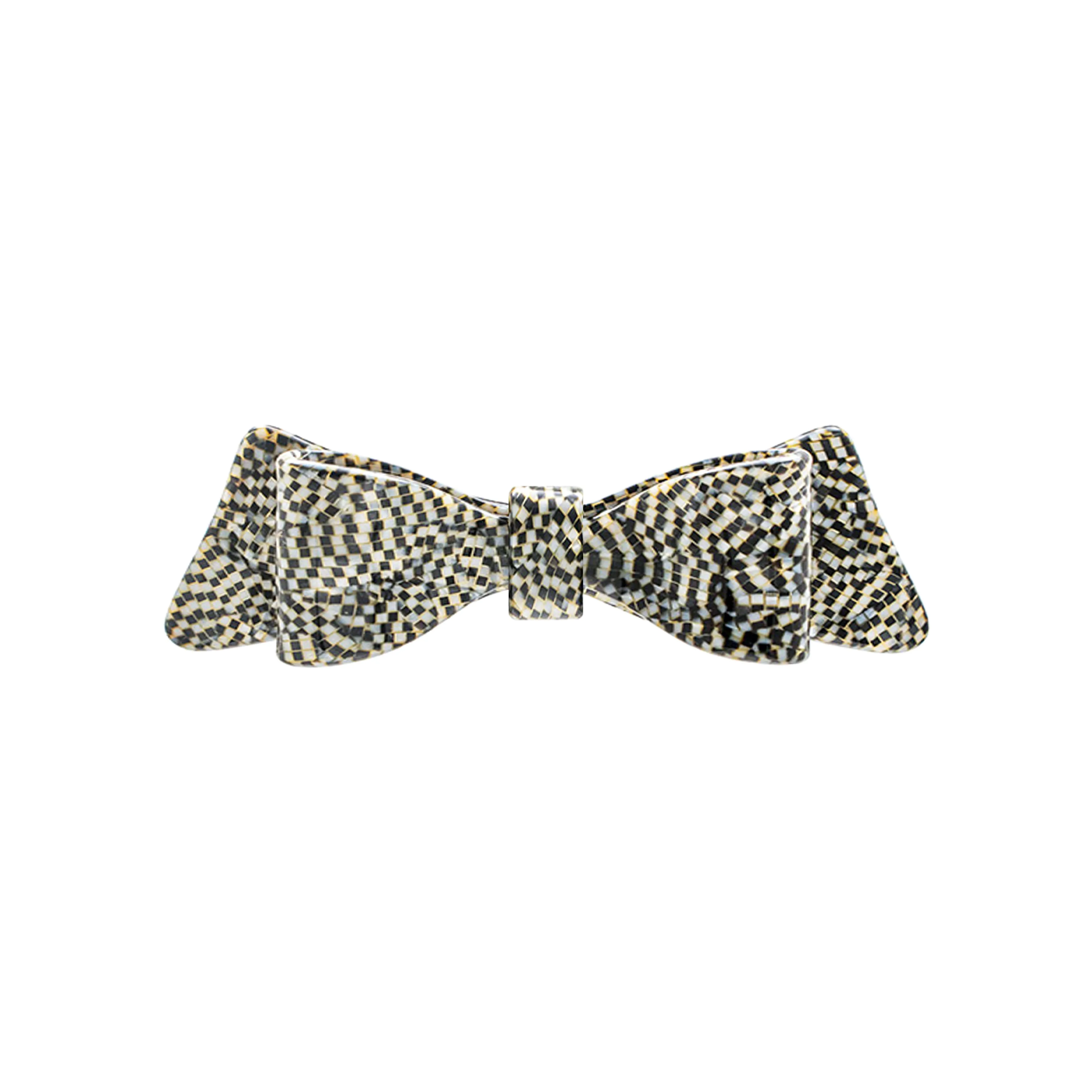 Marielle Small Damier Bow Hair Clip