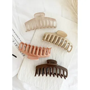 Matte Jumbo Hair Clips