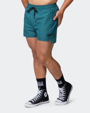 Mens Elevate Active Shorts - Deep Teal