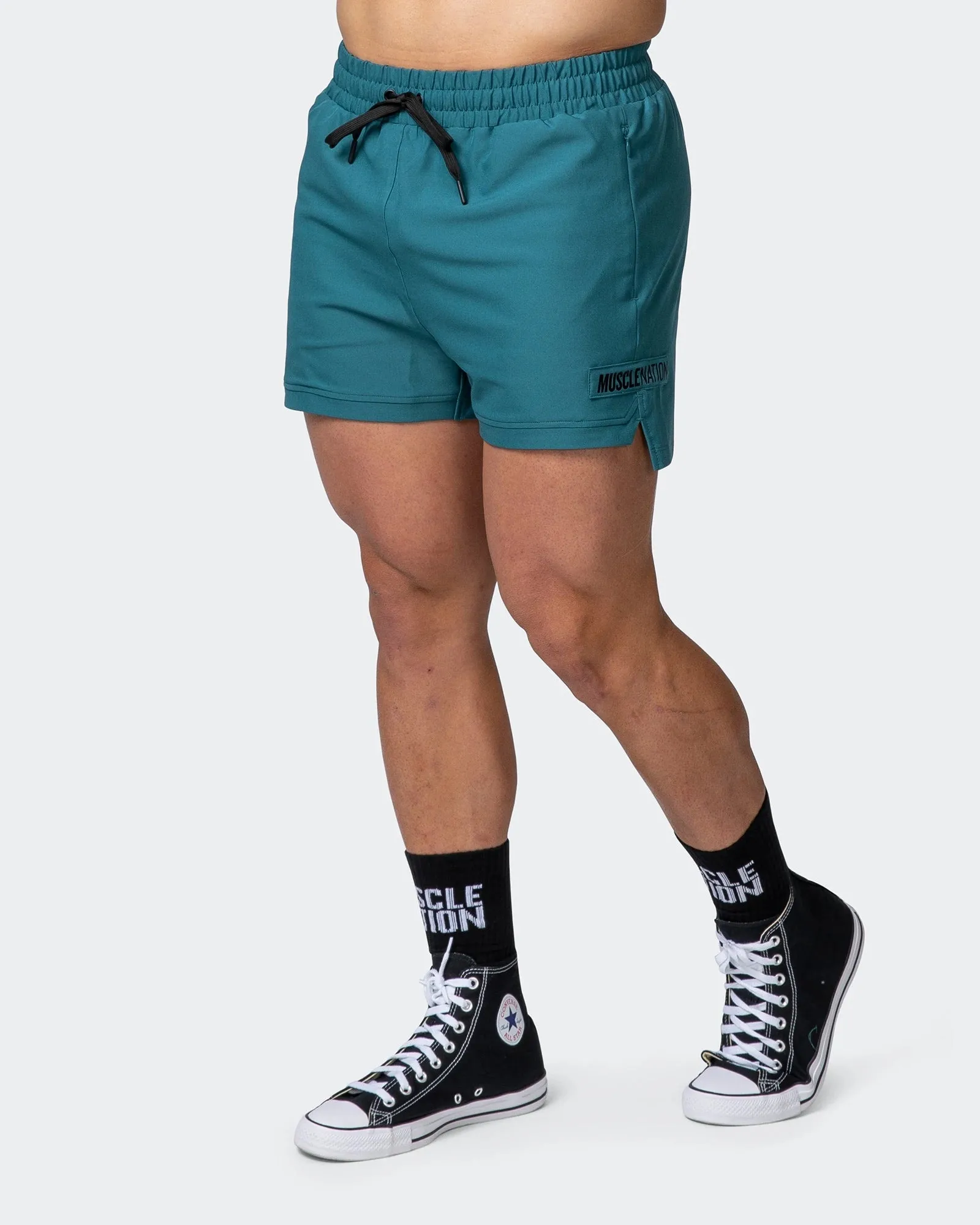 Mens Elevate Active Shorts - Deep Teal